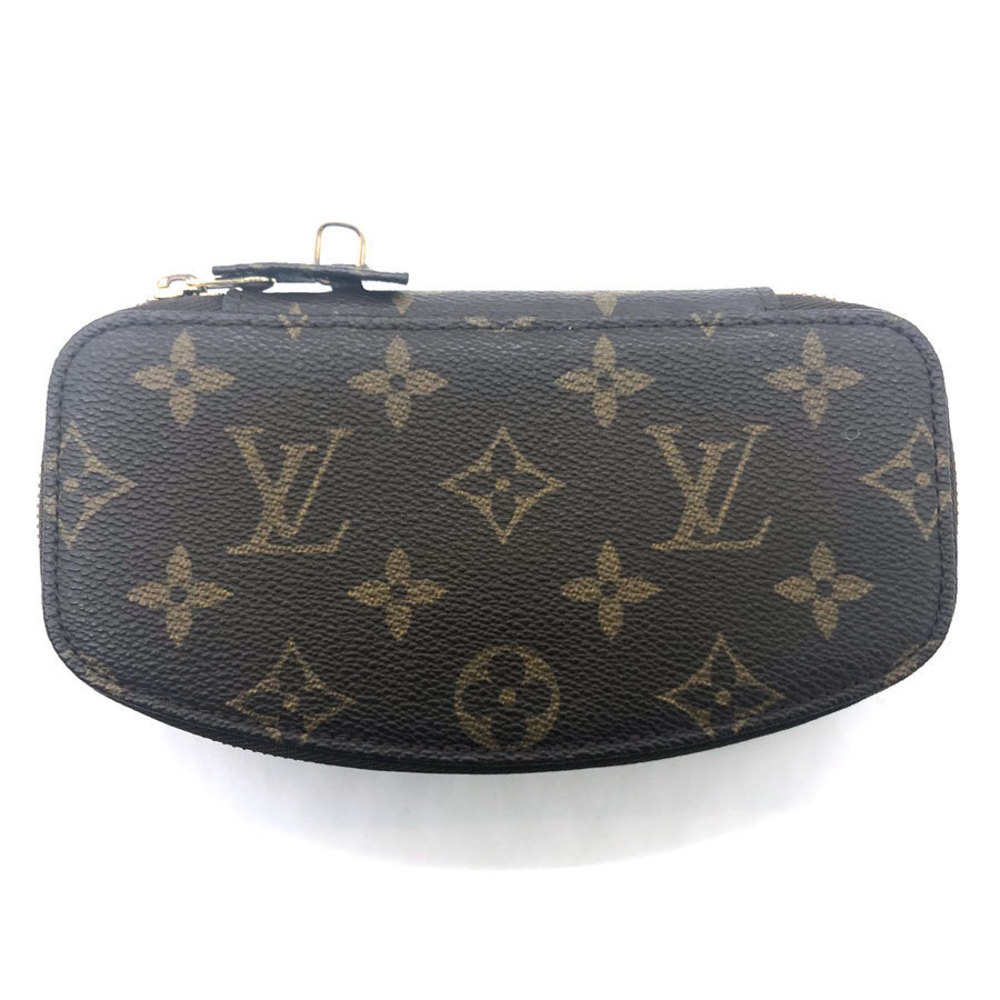 Louis Vuitton Posh Monte Carlo Monogram Canvas Jewelry Case Brown